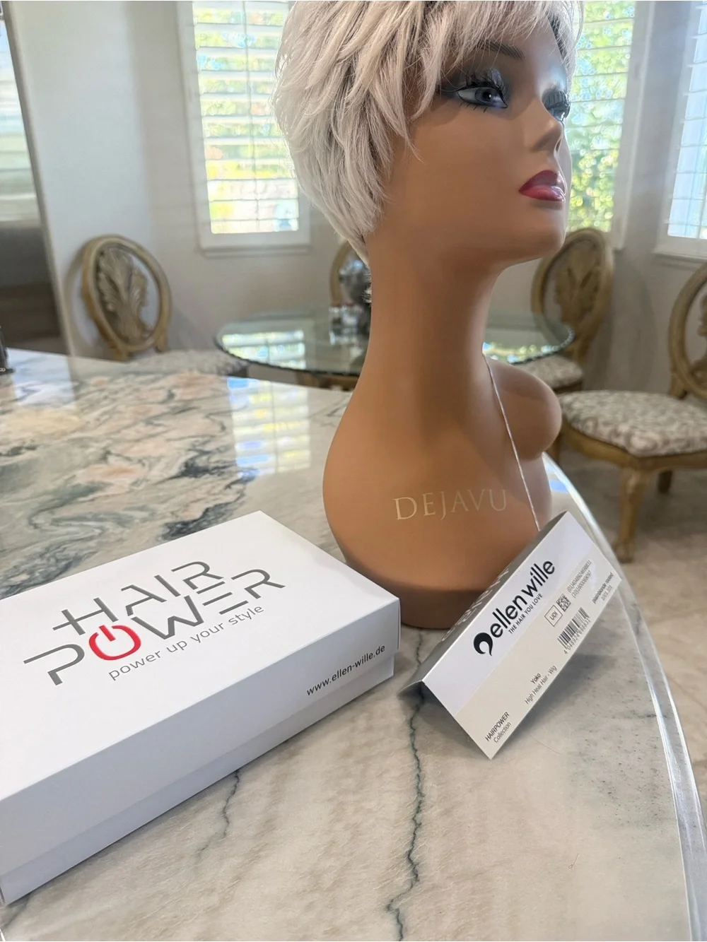Yoko by Ellen Wille platinum Rooted lace front